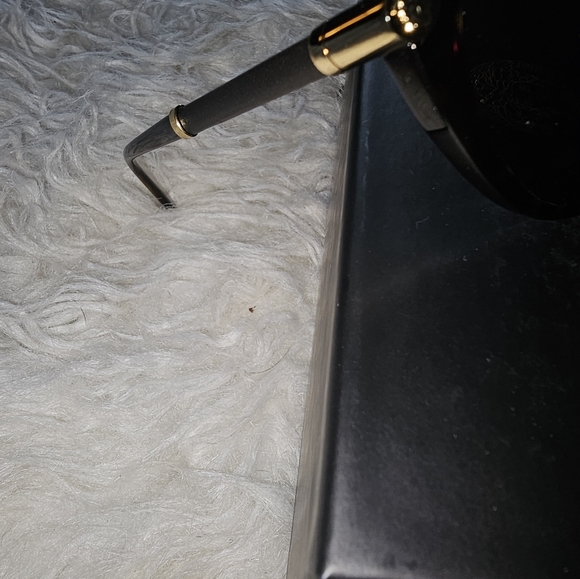 NWB Versace Havana Solid Cat Eye Sunglasses - Picture 8 of 11